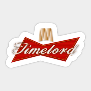 Timelord Beer - The Lord of Beers Sticker